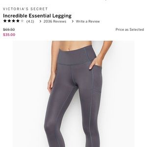 Victoria’s Secret Leggings w/ pockets